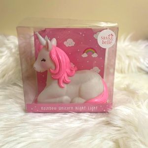 Battery powered unicorn night light